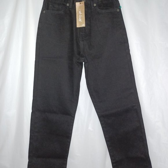 NASTY GAL ORGANIC COTTON DENIM HIGH WAIST MOM JEANS - Picture 1 of 10